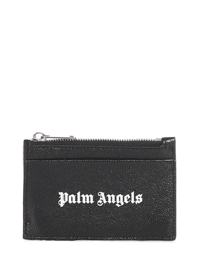 Shop Palm Angels Cardholder In Black