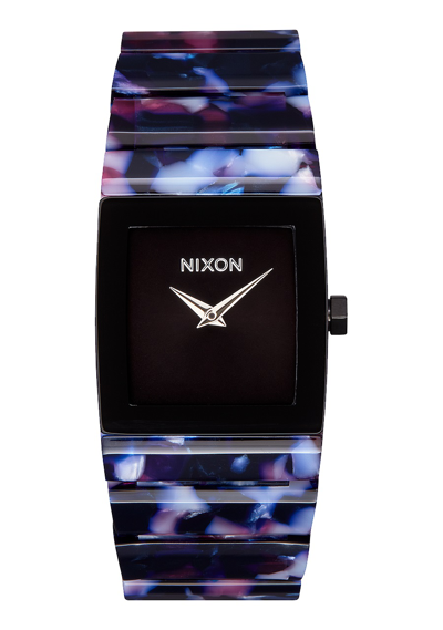 Shop Nixon Lynx Acetate Quartz Black Dial Ladies Watch A1259-2336-00