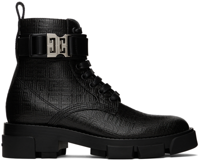 Shop Givenchy Black Terra Boots In 001 Black