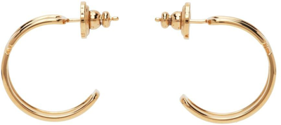Shop Valentino Gold Vlogo Earrings In Cs4 Oro 18