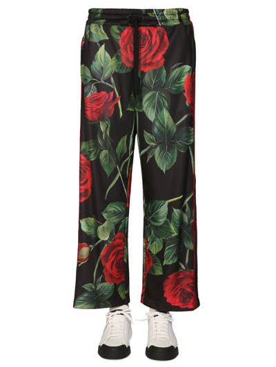 Shop Dolce & Gabbana Jogging Pants In Multicolor