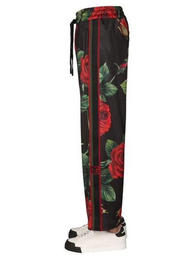 Shop Dolce & Gabbana Jogging Pants In Multicolor