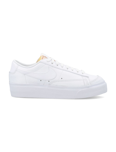 Shop Nike Blazer Low Platform In White
