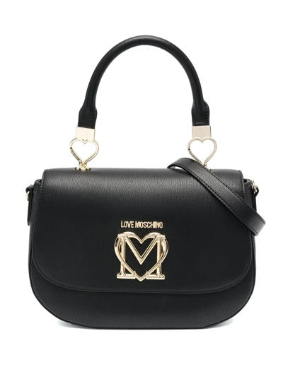Love Moschino Heart-detail Tote Bag In 黑色 | ModeSens