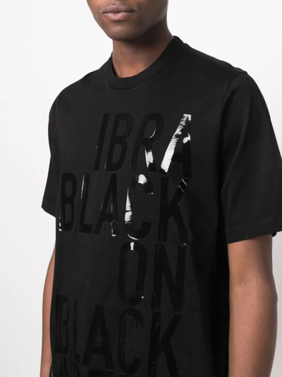 Shop Dsquared2 X Ibrahimović Logo-print T-shirt In Black