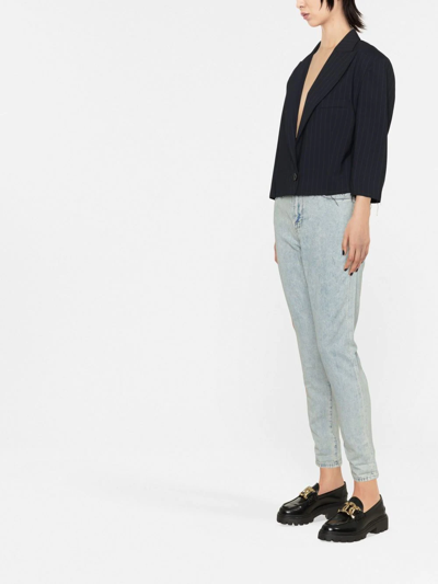 Frame Distressed-effect Denim Jeans In 蓝色