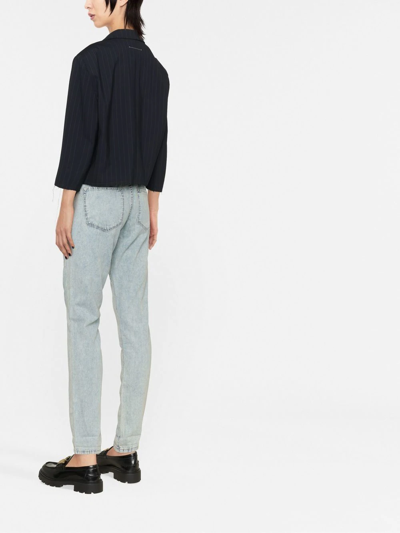 Frame Distressed-effect Denim Jeans In 蓝色
