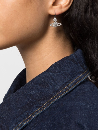 Vivienne Westwood Grace Bas Relief Earrings Accessories In 银色