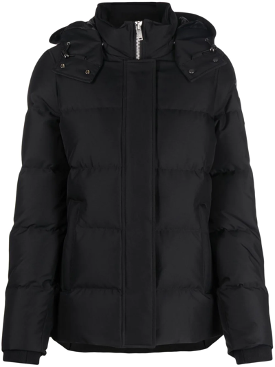 Shop Moose Knuckles Cloud 3q Puffer Jacket In 黑色