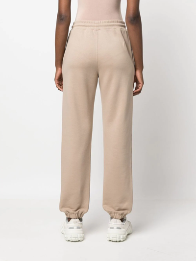 Msgm Logo-print Track Pants In 中性色