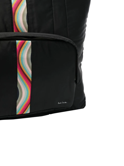 Shop Paul Smith Swirl-print Recycled Tote Bag In 褐色