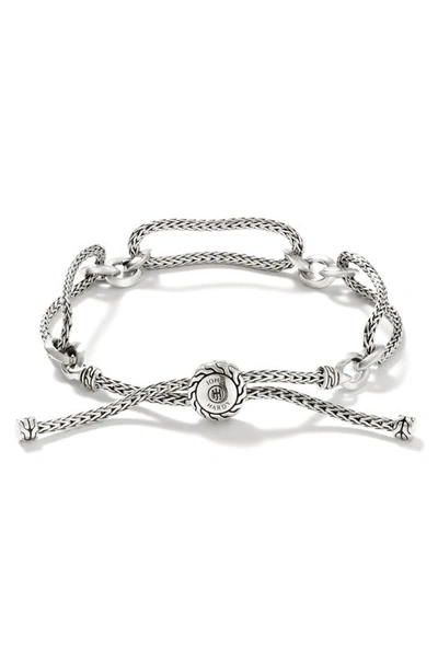 Shop John Hardy Classic Chain Slider Bracelet In Silver