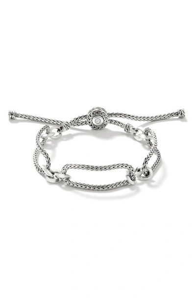 Shop John Hardy Classic Chain Slider Bracelet In Silver