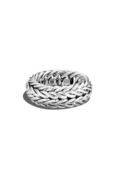 Shop John Hardy Kami Classic Chain Ring In Silver