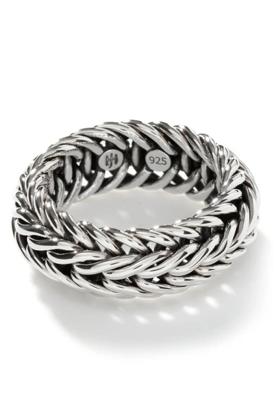 Shop John Hardy Kami Classic Chain Ring In Silver