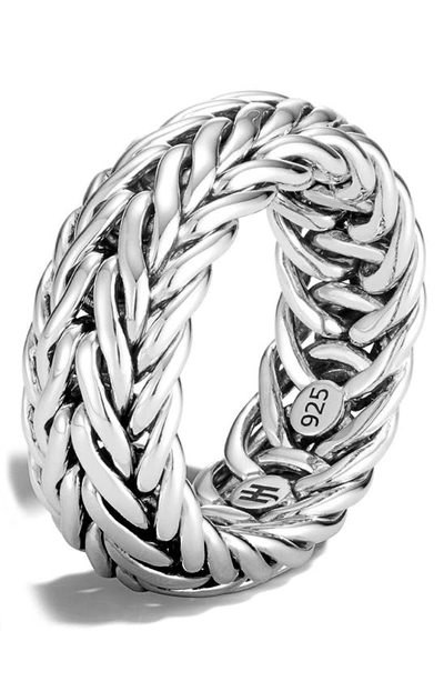 Shop John Hardy Kami Classic Chain Ring In Silver