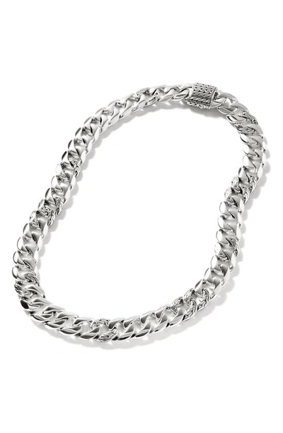 Shop John Hardy Classic Chain Curb Chain Necklace In Silver