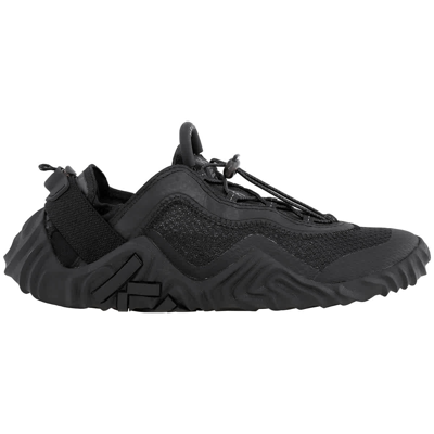 Shop Kenzo Ladies Black Sport Wave Mesh Sneakers