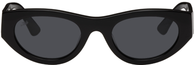 Shop Akila Black Vertigo Sunglasses