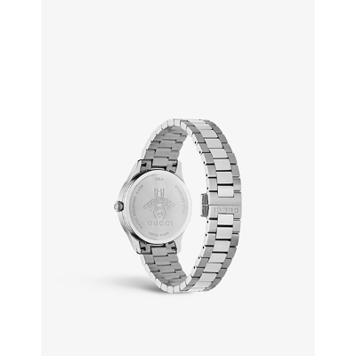 Shop Gucci Womens Gold Ya1265035 G-timeless Stainless-steel Quartz Watch