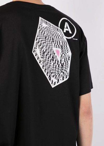 Shop Acronym Black S24-pr-b Mercerized T-shirt