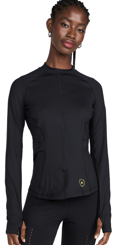 Shop Adidas By Stella Mccartney Trueprupose Training Long Sleeve Top In Black