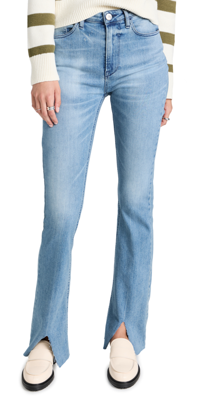 Shop 3x1 Maya Split Jeans In New Crinkle