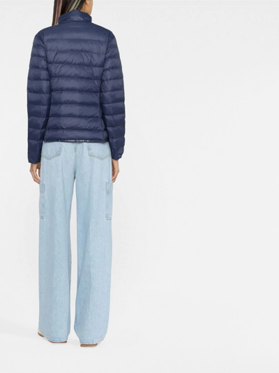 Polo Ralph Lauren Hooded Insulated Coat In Blue