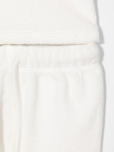 Studio Clay Teddy Logo-print Shorts Set In White