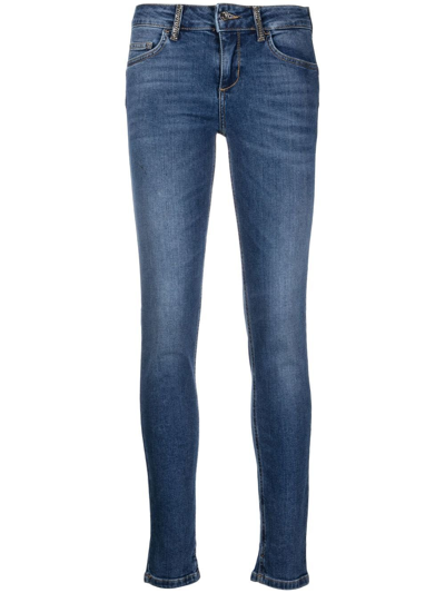 Liu •jo Jeans Authentic Slim Ankle In Blue | ModeSens