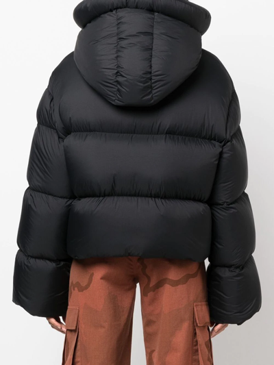 Ienki Ienki Bear Kenny Zip-up Puffer Jacket In Black