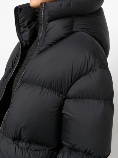Ienki Ienki Bear Kenny Zip-up Puffer Jacket In Black