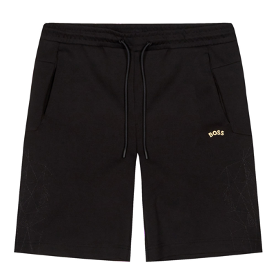 Shop Hugo Boss Athleisure Headlo 2 Shorts In Black