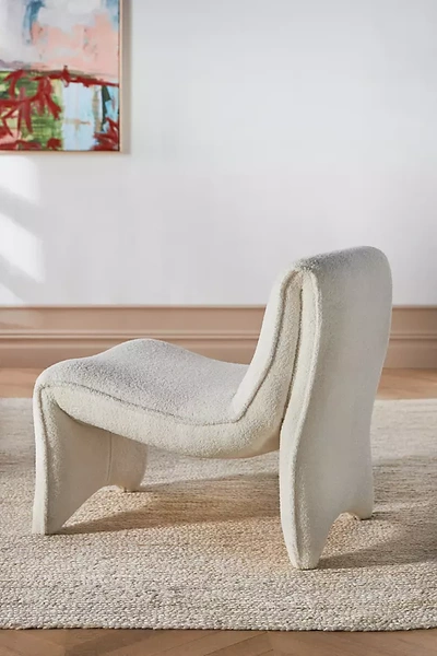 Shop Anthropologie Bridgett Accent Chair In White