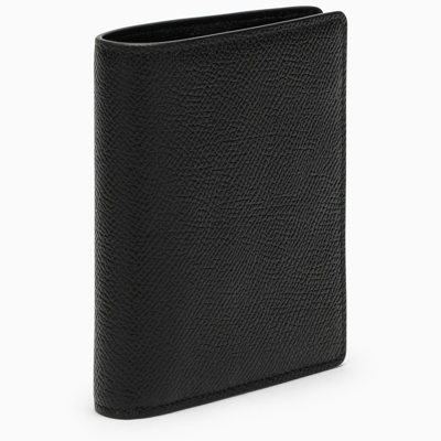 Shop Maison Margiela Black Leather Wallet