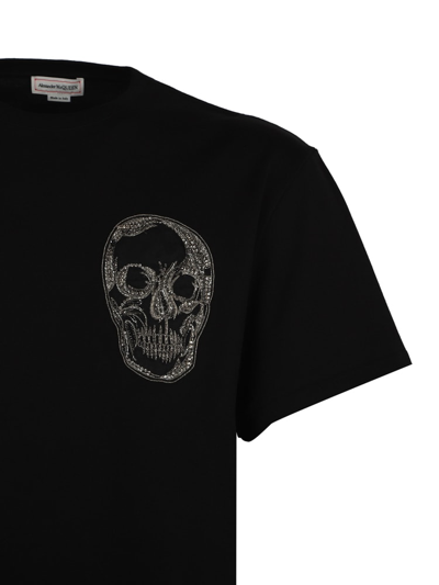 Shop Alexander Mcqueen Skull-printed T-shirt In Black