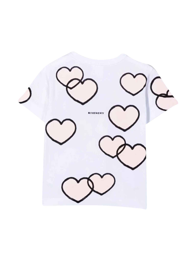 Shop Givenchy White T-shirt Girl In Bianco