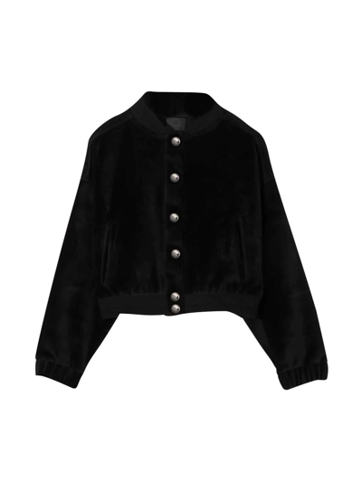 Shop Givenchy Black Bomber Jacket In Nero