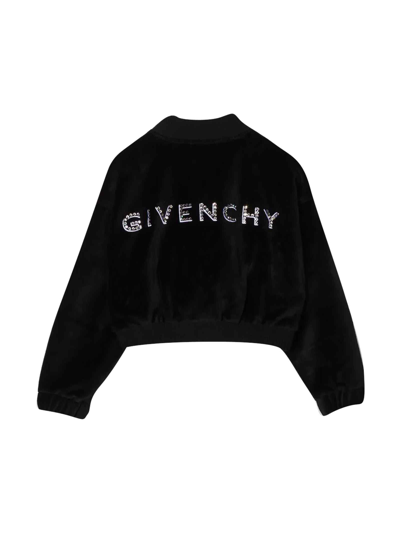 Shop Givenchy Black Bomber Jacket In Nero