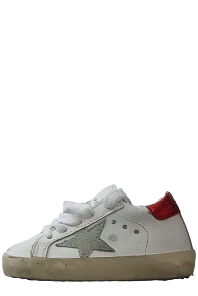 Shop Golden Goose Round Toe Lace-up Sneakers