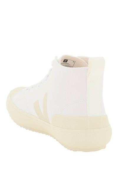 Shop Veja High Nova Canvas Sneakers In White