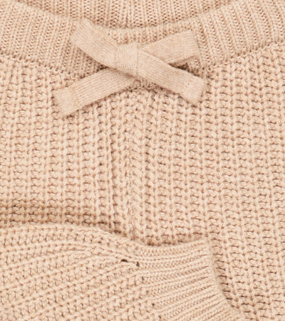 Shop The New Society Baby Easy Rib Wool-blend Pants In Sand