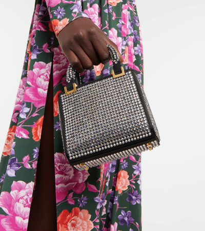 Magda Butrym Zorya Micro Embellished Tote Bag In Black