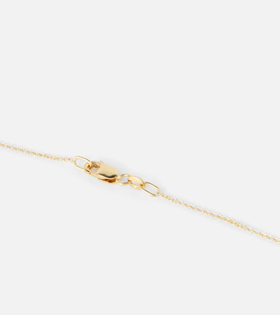 Shop Ileana Makri 18kt Gold Necklace With Diamonds In 18k Yellow Gold