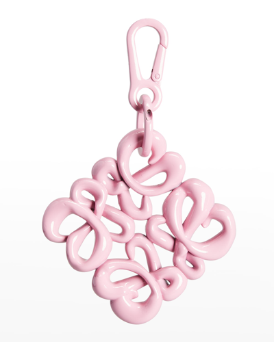 Shop Loewe Anagram Inflated Charm In Cotton Candy