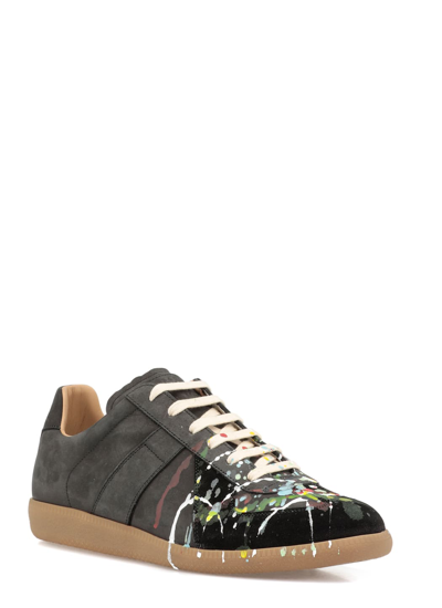 Shop Maison Margiela Replica Sneaker In Black/multicolour