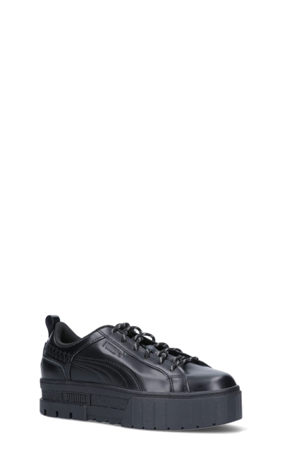Puma Sneakers Mayze Santa Cruz Leather Black Violet | ModeSens