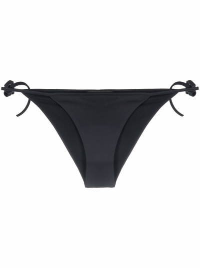Shop Dsquared2 D-squared2 Womans Black Stretch Fabric Bikini Bottoms
