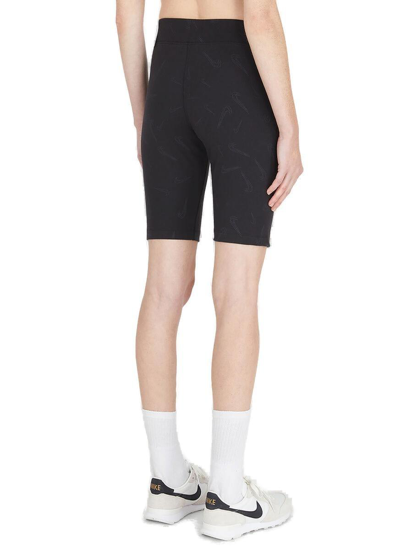 Shop Nike Sportswear Printed Dance Shorts In Black