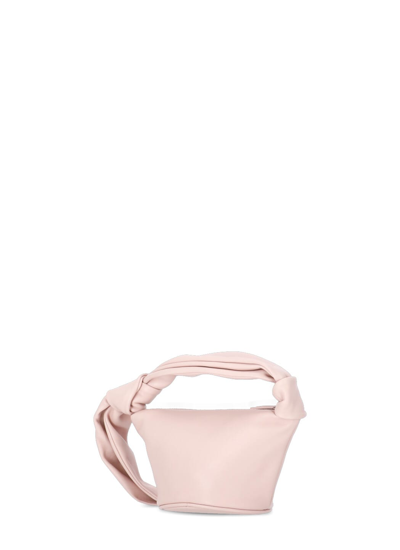 Shop Studio Amelia Mini Nodo Bucket Bag In Pink
